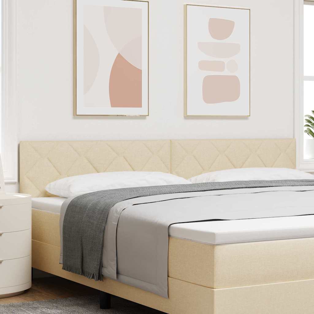 JUNG Vida Kopfteil mit Kopfteil Creme 200 cm Kunstleder