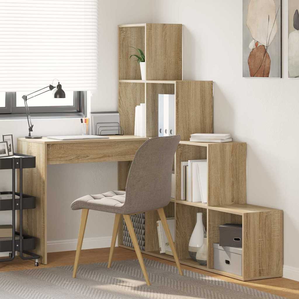 JUNG Vida Eck-Schreibtisch Sonoma-Eiche 101,5 x 149,5 x 149,5 cm