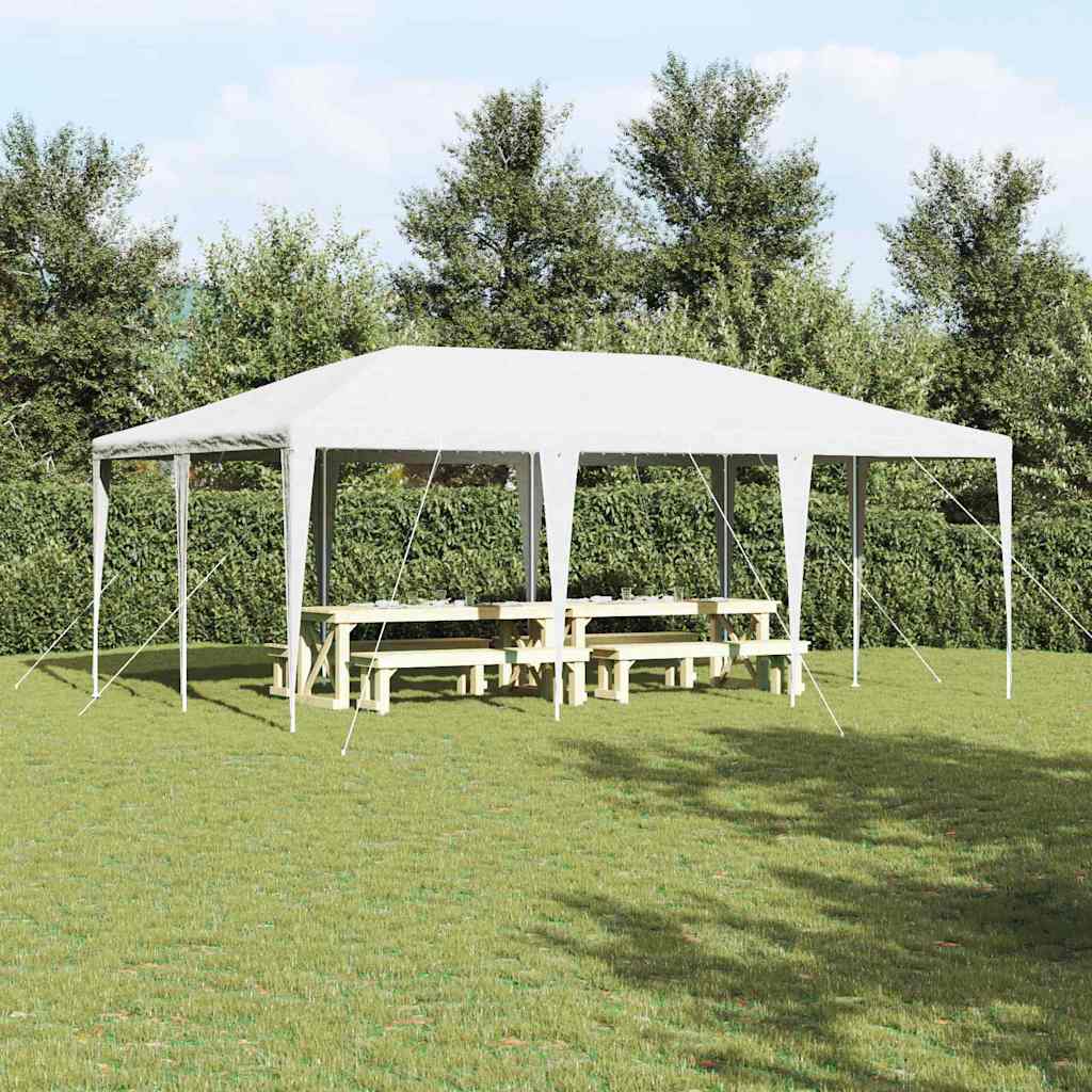 JUNG Vida Party-Zelt Weiß 600 x 400 x 266 cm Polyethylen und Stahl