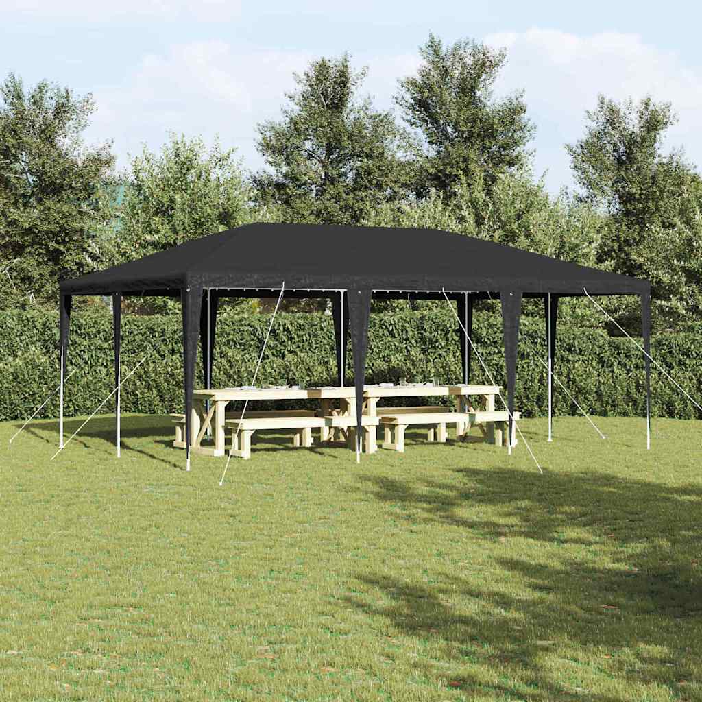 JUNG Vida Party-Zelt Anthrazit 600 x 400 x 266 cm Polyethylen und Stahl