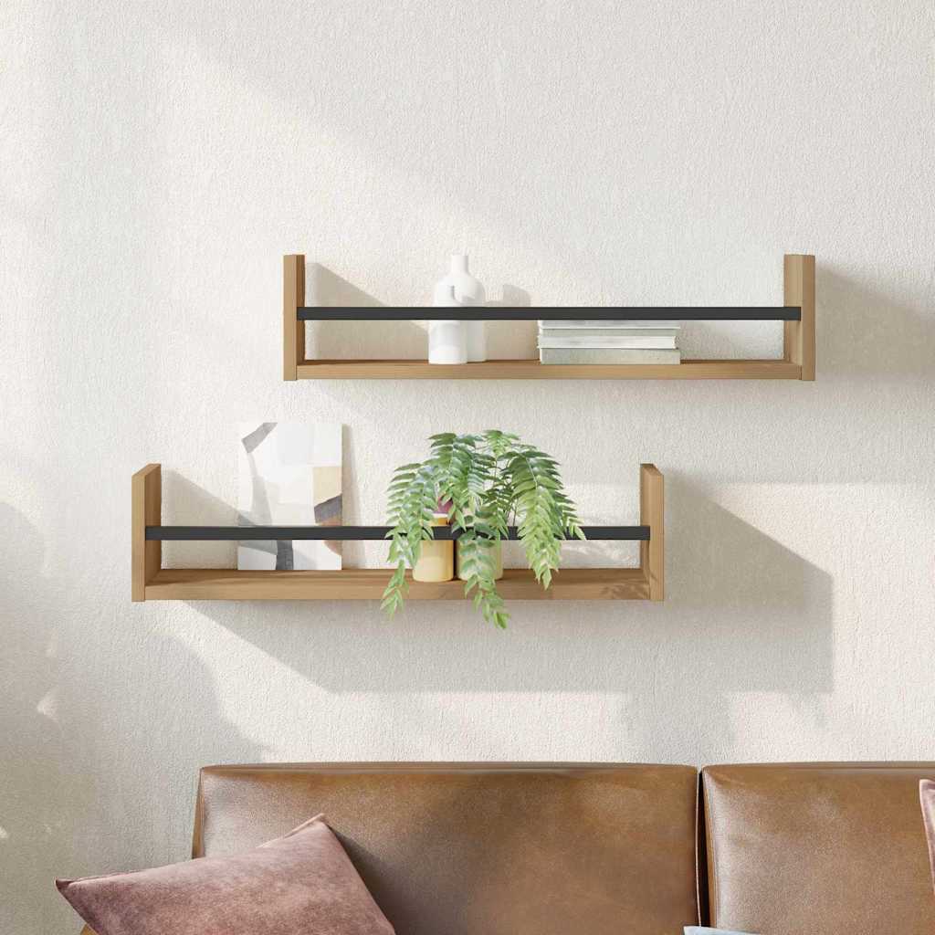 JUNG Vida Wandregal Wandmontiert 2 pcs Artisan-Eiche 60 x 16 x 14 cm
