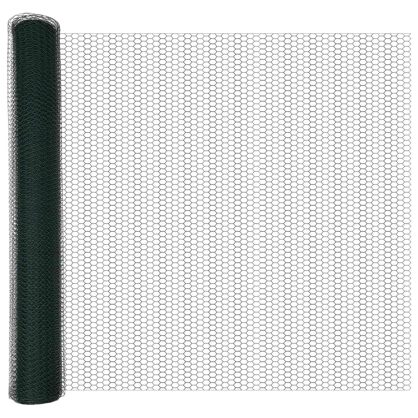 JUNG Vida Hexagonzaun Grün 1,4 x 10 m PVC