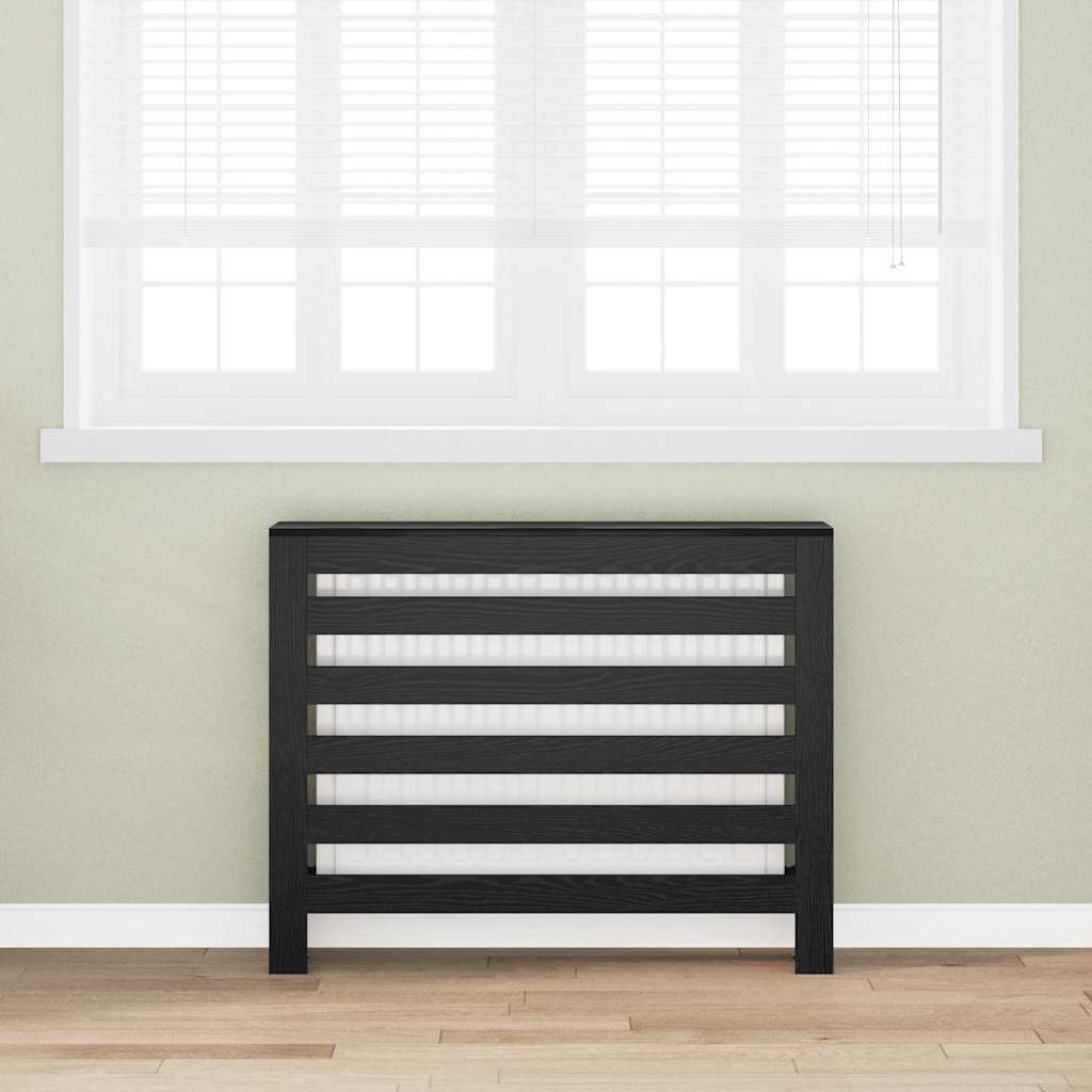 JUNG Vida Heizkörperabdeckung Schwarz Eichen-Optik 104 x 20 x 82 cm