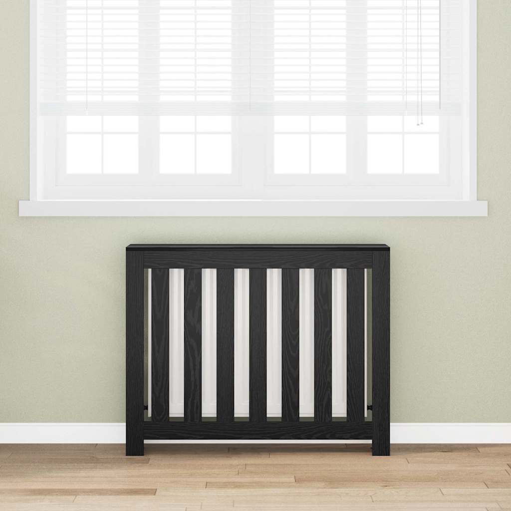 JUNG Vida Heizkörperabdeckung Schwarz Eichen-Optik 104 x 20 x 82 cm