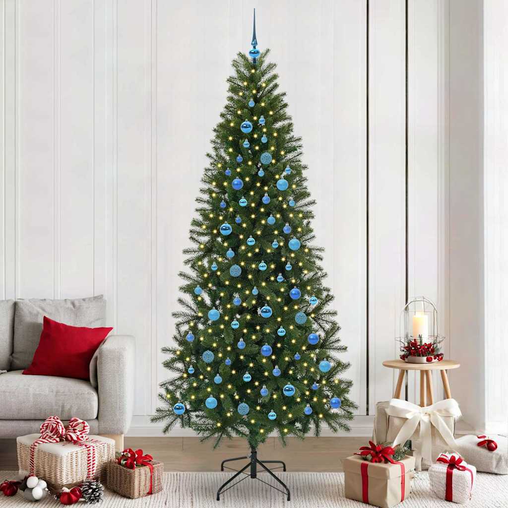 JUNG Vida Künstlicher Weihnachtsbaum mit 300 LEDs Grün 240 cm PE und PVC