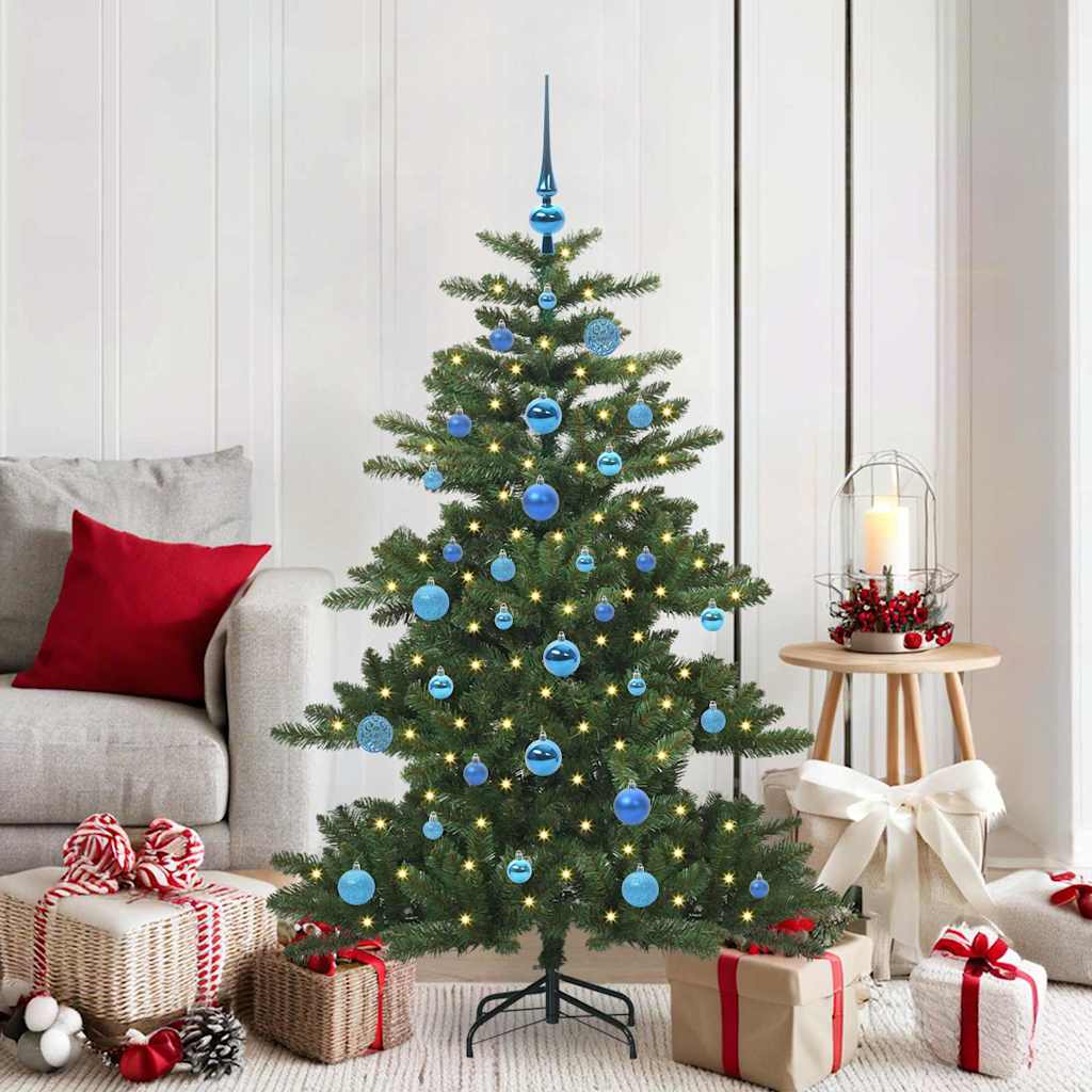 JUNG Vida Künstlicher klappbarer Weihnachtsbaum Grün 150 cm PVC und Stahl