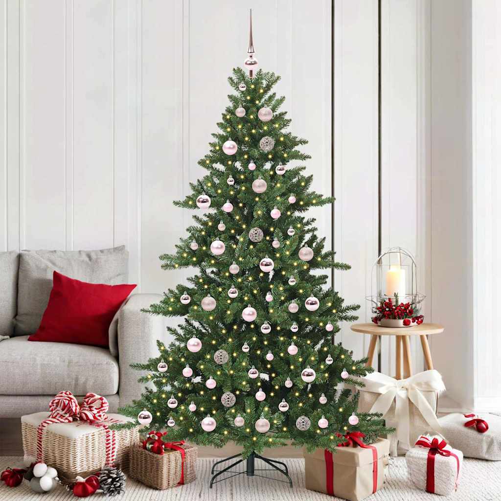 JUNG Vida Künstlicher klappbarer Weihnachtsbaum Grün 180 cm PVC und Stahl