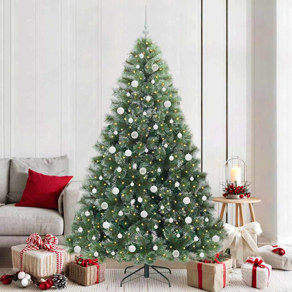 JUNG Vida Künstlicher Weihnachtsbaum mit 300 LEDs Grün 210 cm PE und PVC