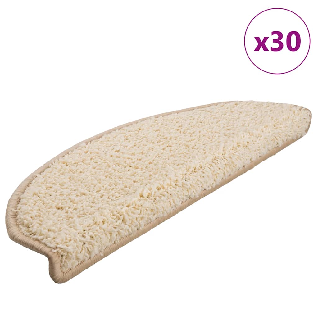 JUNG Vida Stufenmatten 30 Stk. 65x21x4 cm Creme Halbrund Groß
