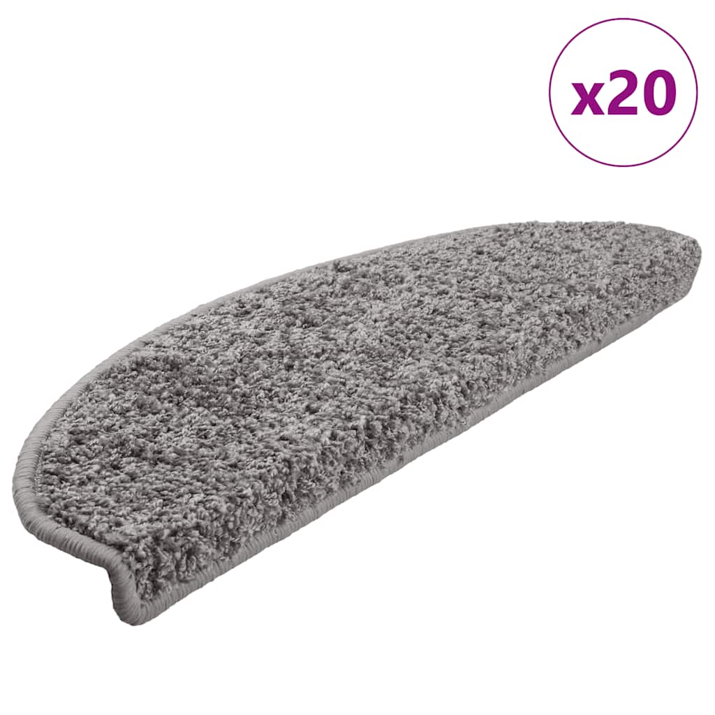 JUNG Vida Stufenmatten 20 Stk. 65x21x4 cm Grau Halbrund Groß