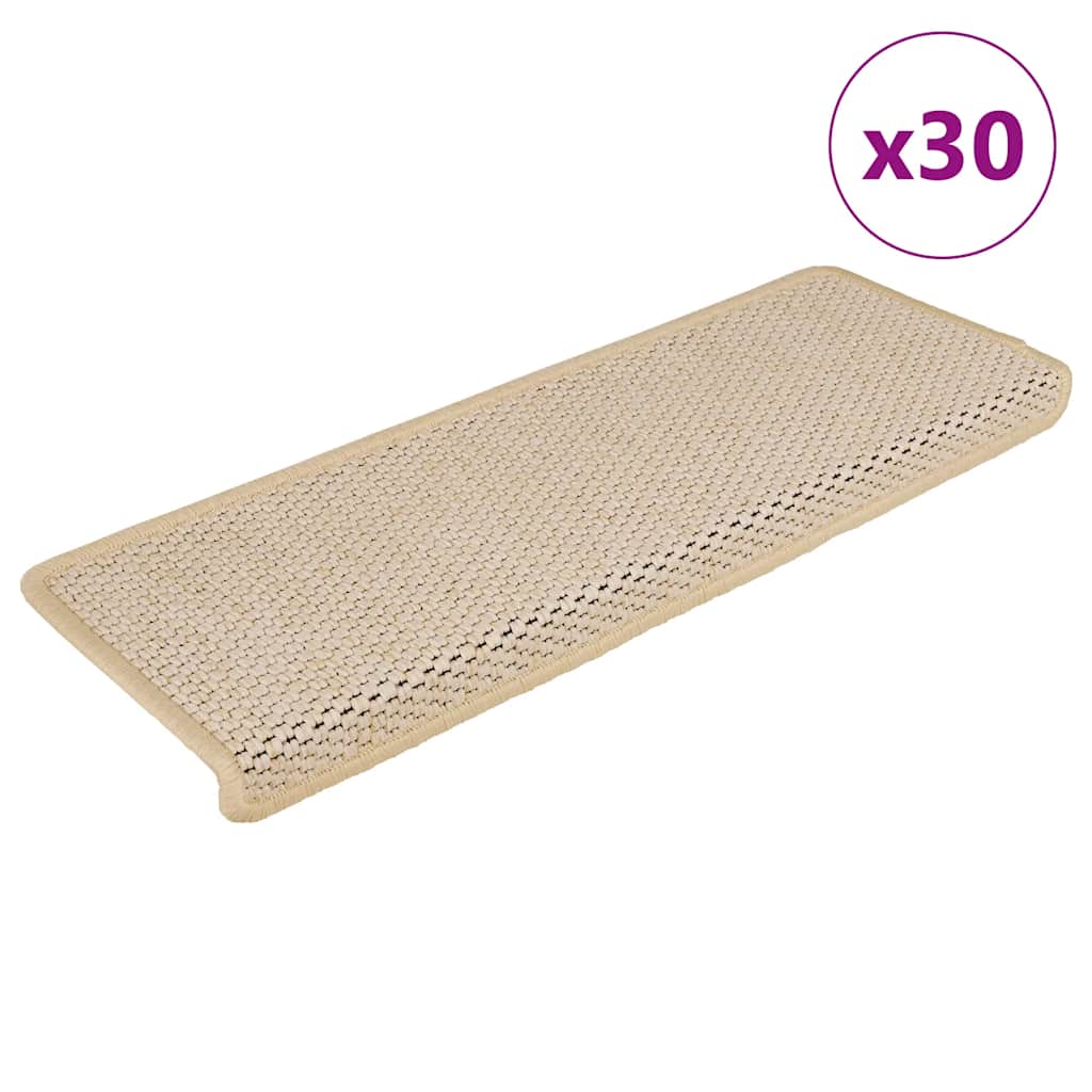 JUNG Vida Stufenmatten Selbstklebend Sisal-Optik 30 Stk. 65x21x4cm Berber