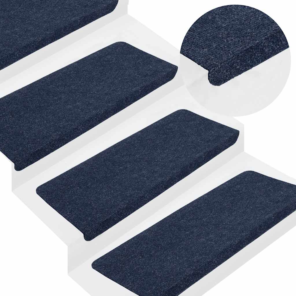 JUNG Vida Stufenmatten Selbstklebend 30 Stk. Blau 65x24,5x3,5 cm