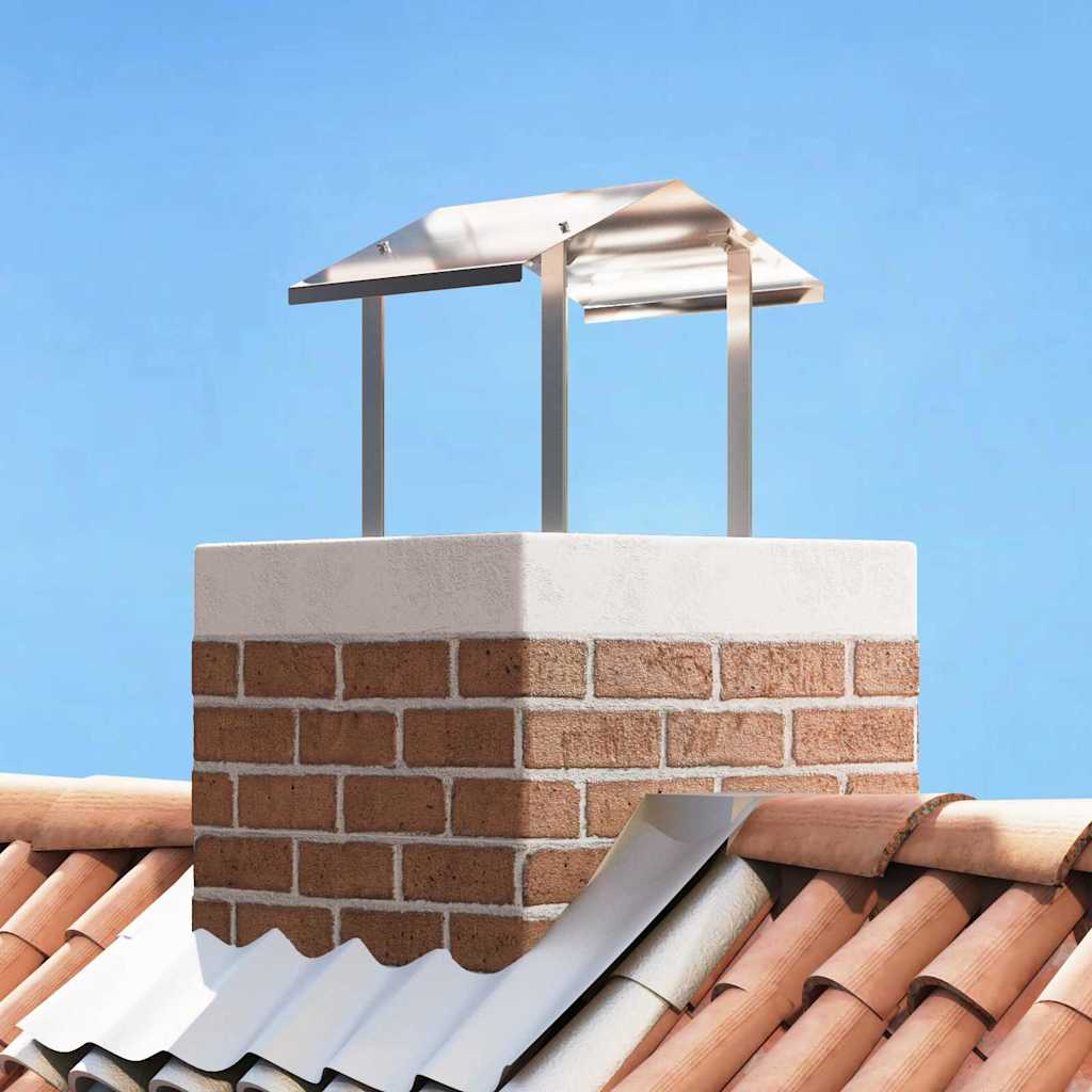 JUNG Vida Kaminhaube Silber 40 x 40 x 37,5 cm Edelstahl