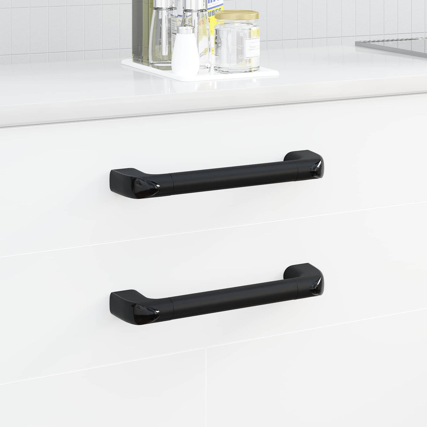 JUNG Vida Griff Uni 69 pcs Schwarz 380 x 34 x 85 mm Aluminium und PP