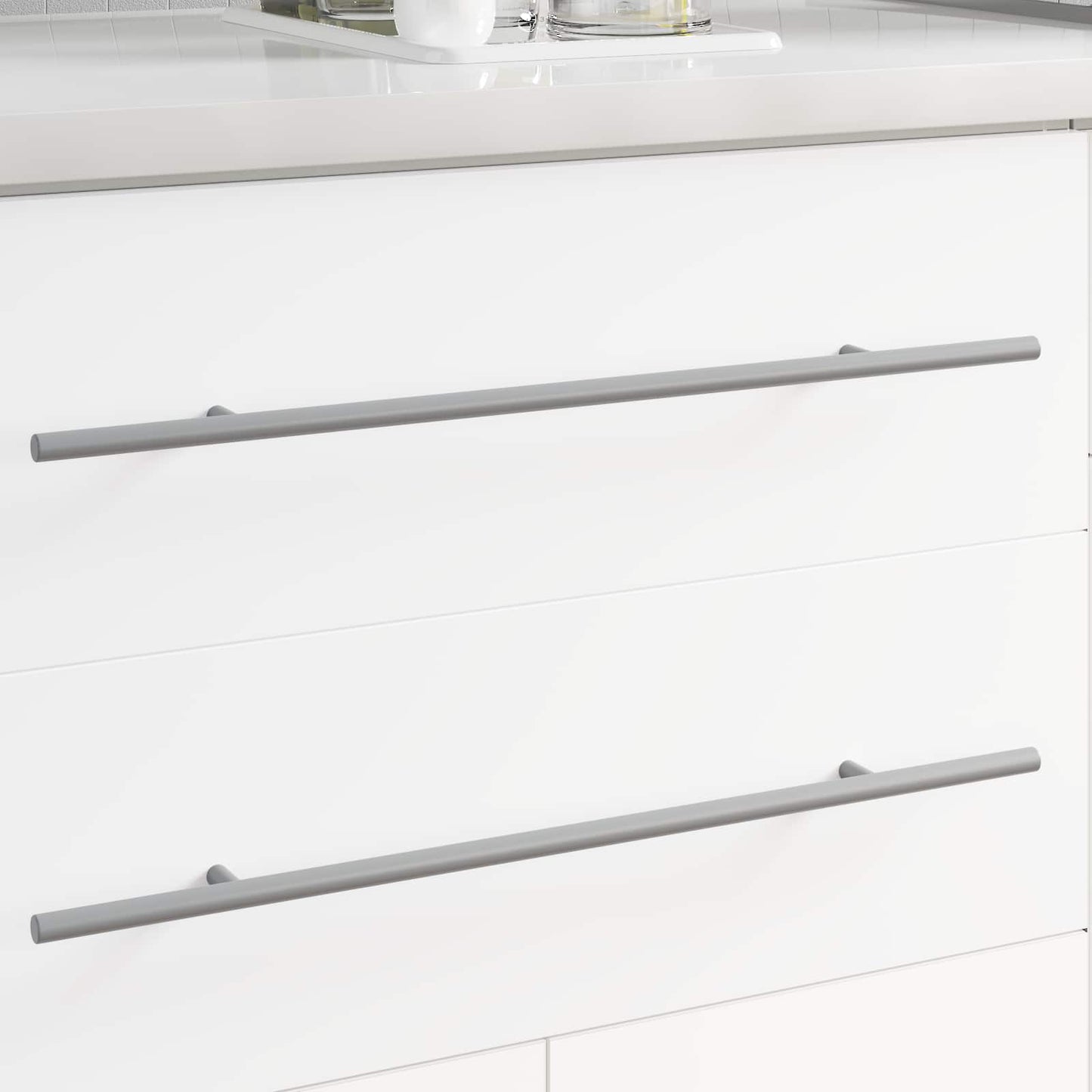 JUNG Vida Griff 2 pcs Silber 500 mm Stahl