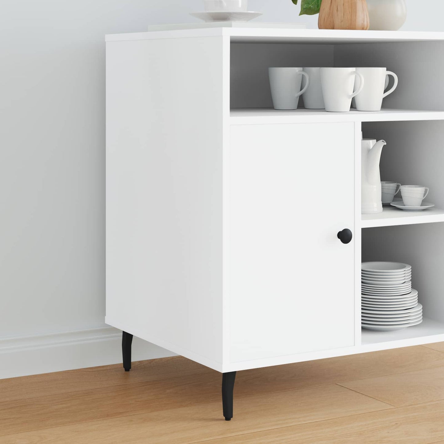 JUNG Vida Standfüße 12 pcs Schwarz 40 x 40 x 100 mm Eisen