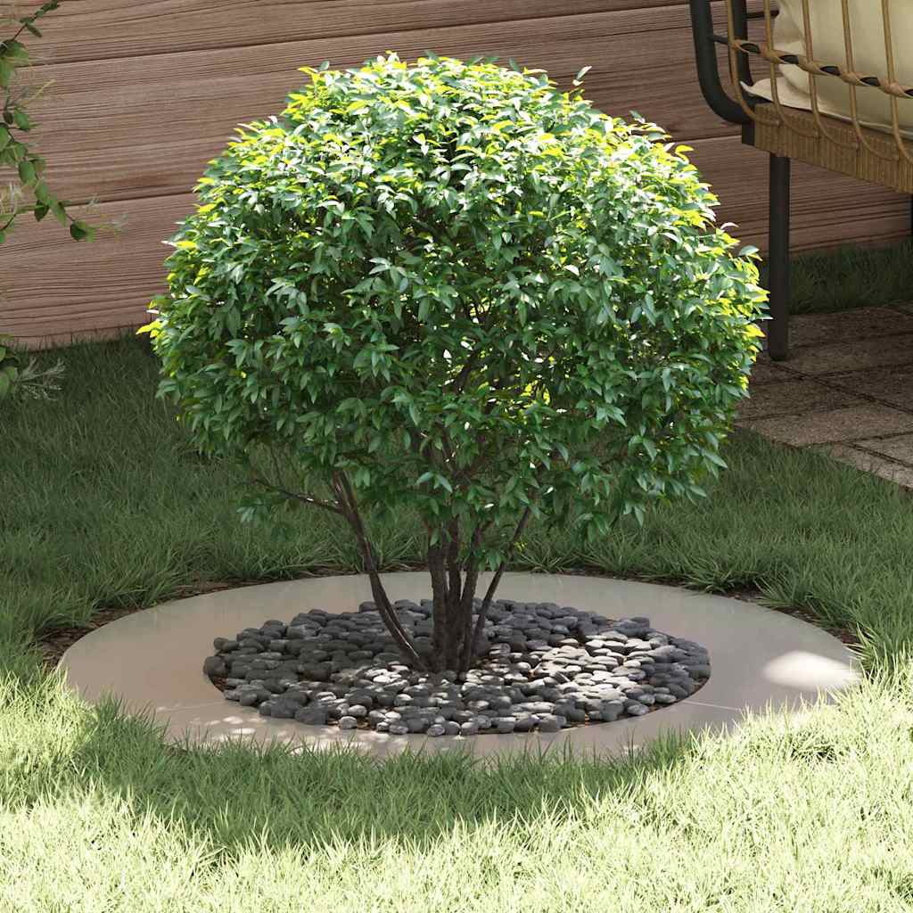 JUNG Vida geeignet für flachen Baumring Silber Ø50 / 80 cm Edelstahl