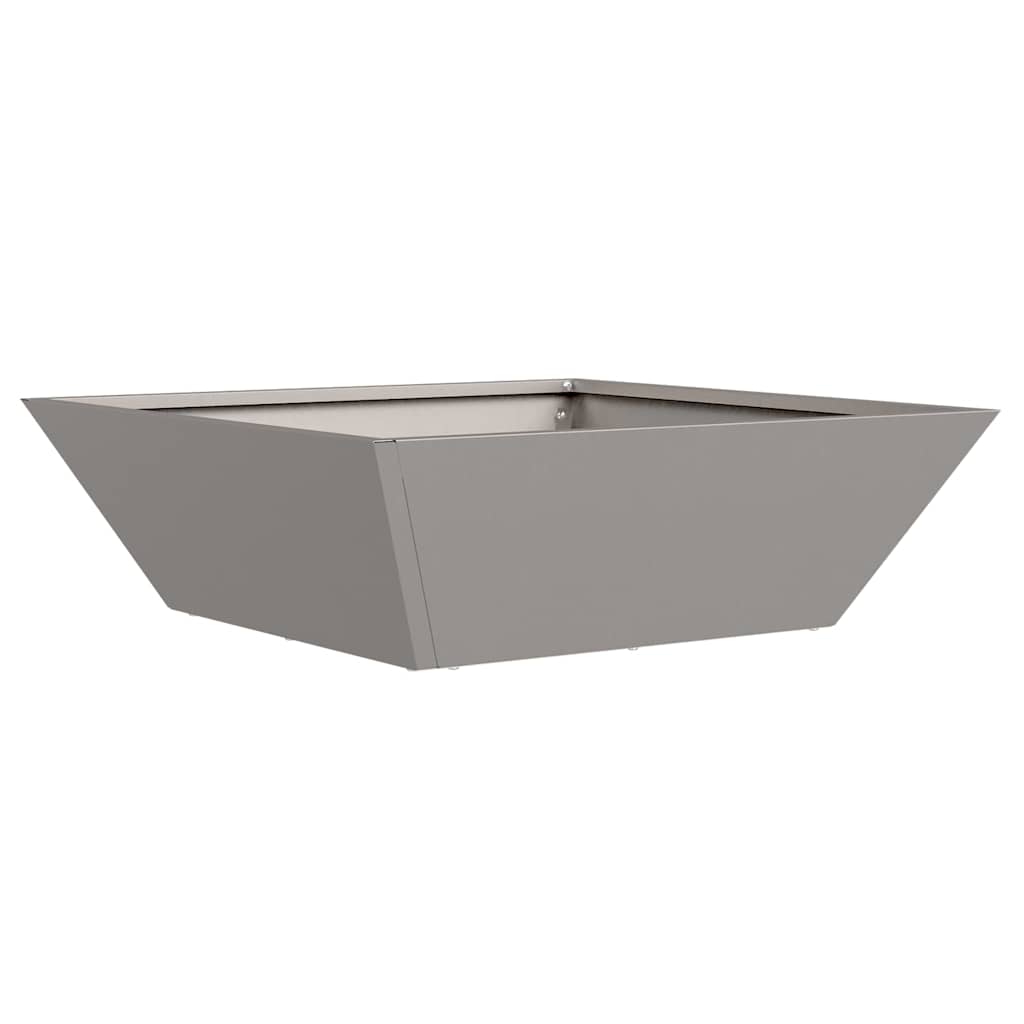 JUNG Vida Garten-Pflanzgefäß 5 pcs Rostig 50 x 50 x 15 cm Wetterfeststahl