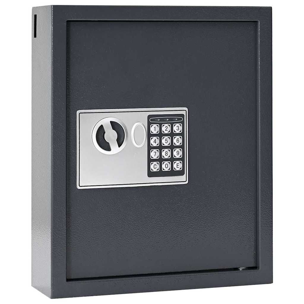 JUNG Vida Digitaler Safe mit Schloss Dunkelgrau 30 x 10 x 36,5 cm Stahl