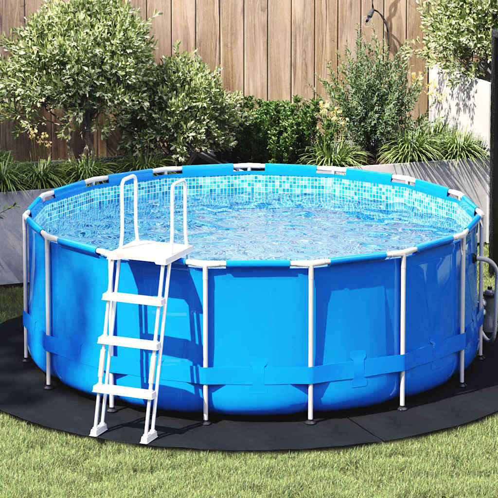 JUNG Vida Bodenfolie für Pools Schwarz Ø 244 cm Vliesstoff
