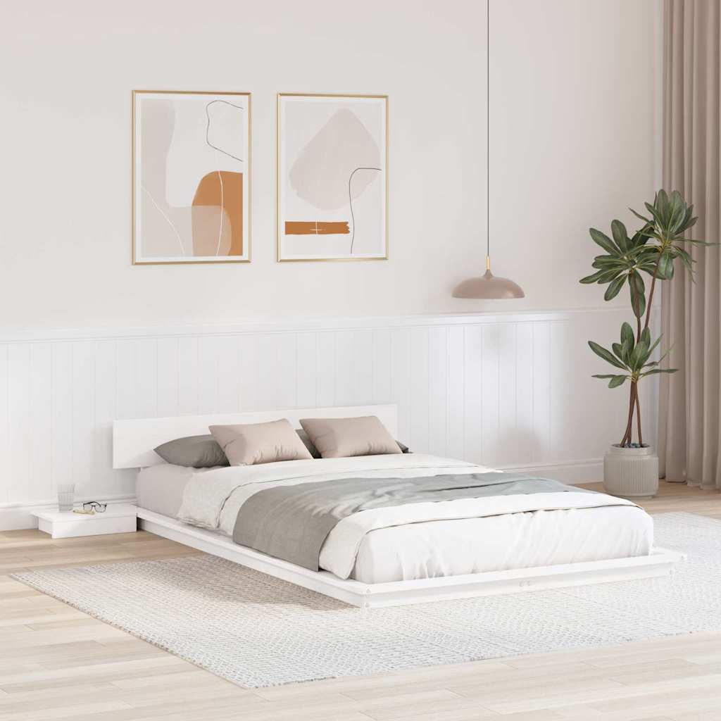 JUNG Vida Bettgestell Braun 140 x 190 cm Holz