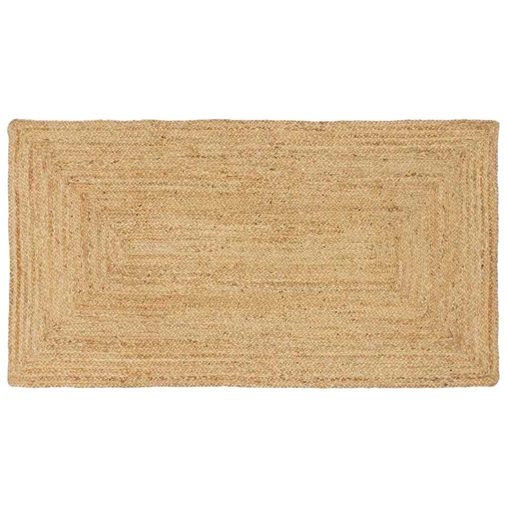 JUNG Vida Bereichsteppich Beige 80 x 150 cm Jute