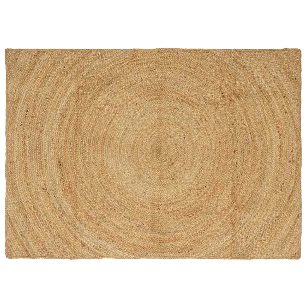 JUNG Vida Bereichsteppiche Rechtwinklig Braun 120 x 170 cm Jute