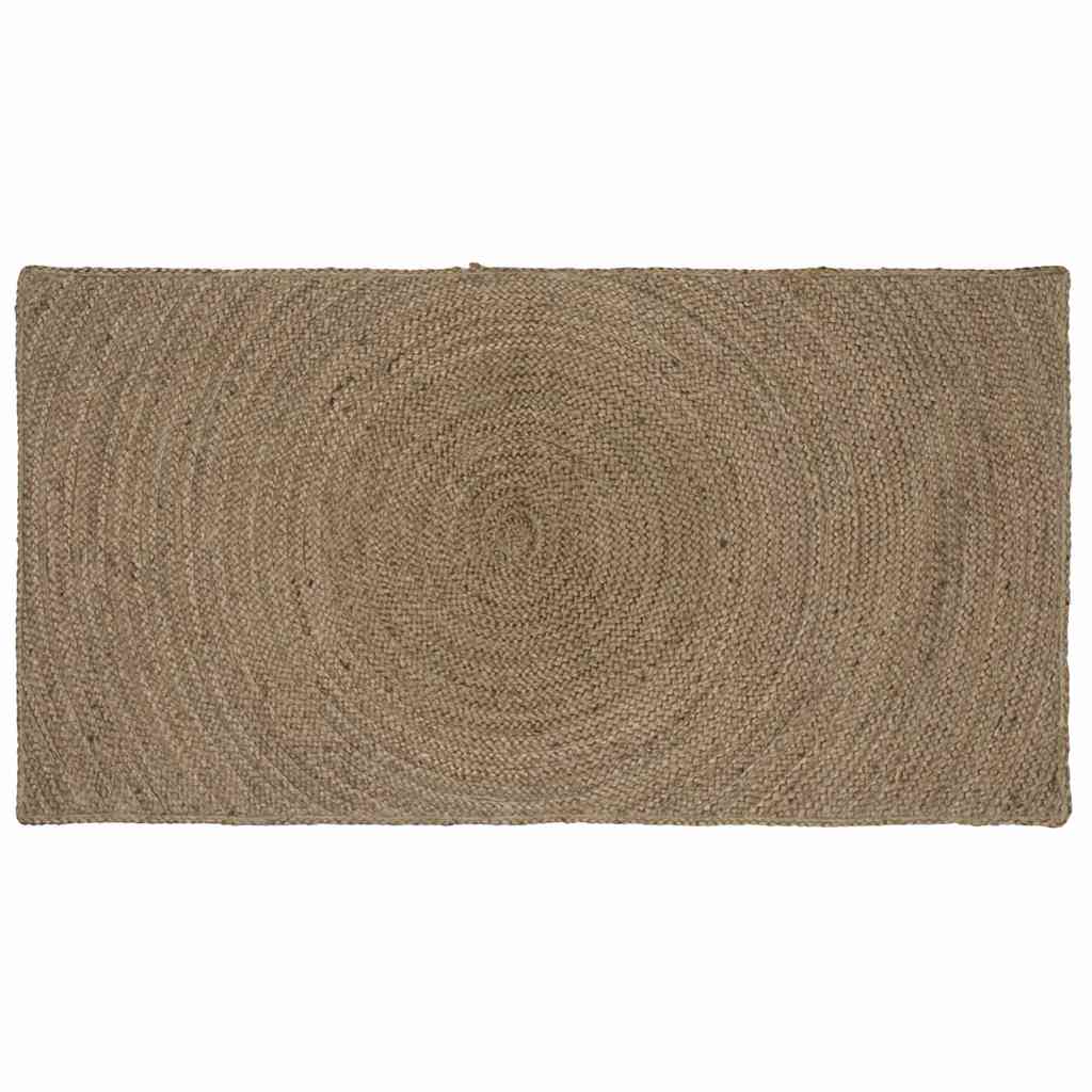 JUNG Vida Bereichsteppiche Rechtwinklig Grau 100 x 200 cm Jute