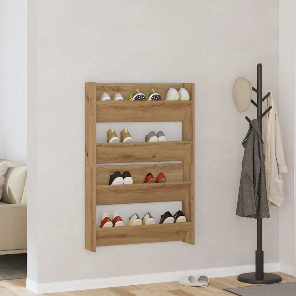 JUNG Vida Schuhschrank 2 pcs Artisan-Eiche 85 x 18 x 90 cm Holzwerkstoff