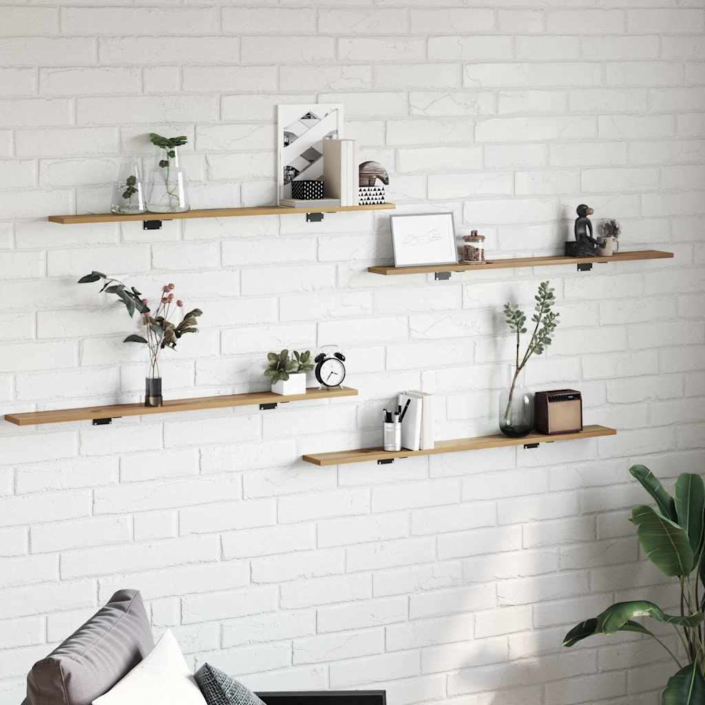 JUNG Vida Regalbrett 4 pcs Braun 100 x 10 x 1,5 cm Holzwerkstoff