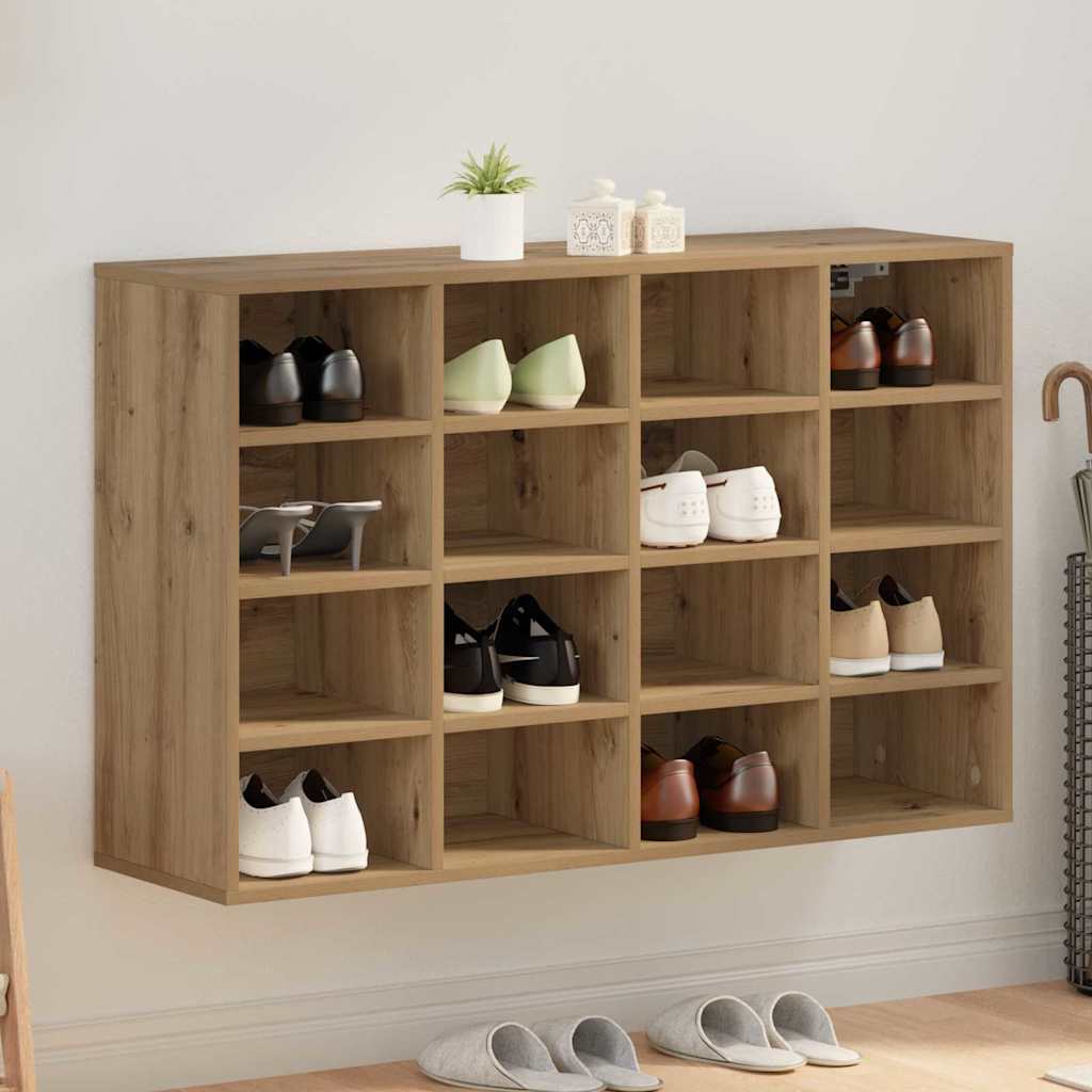 JUNG Vida Schuhschrank Artisan-Eiche 103 x 30 x 67 cm Holzwerkstoff