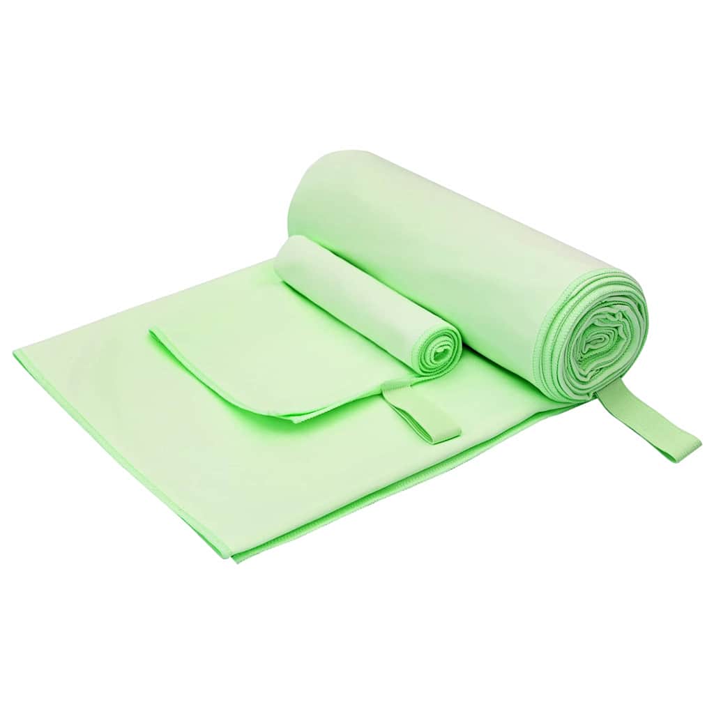 JUNG Vida Sporthandtuch Set 2 pcs Grün Stoff