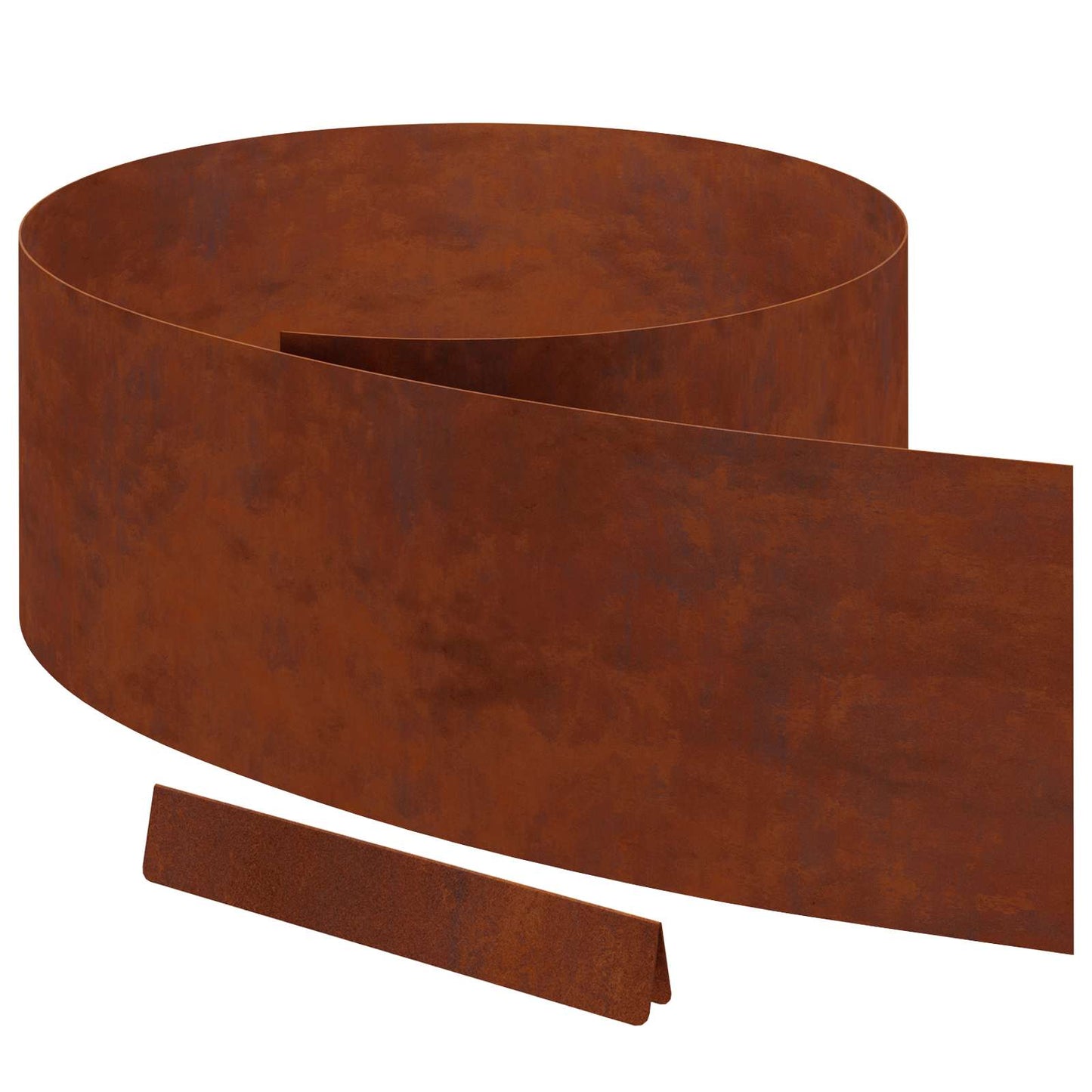 JUNG Vida Raseneinfassung 4 pcs Rostig 450 x 0,05 x 15 cm Wetterfeststahl