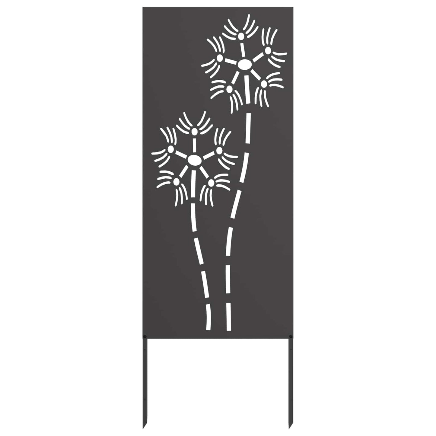 JUNG Vida Garten Sichtschutz-Leinwand Schwarz 50 x 140 cm