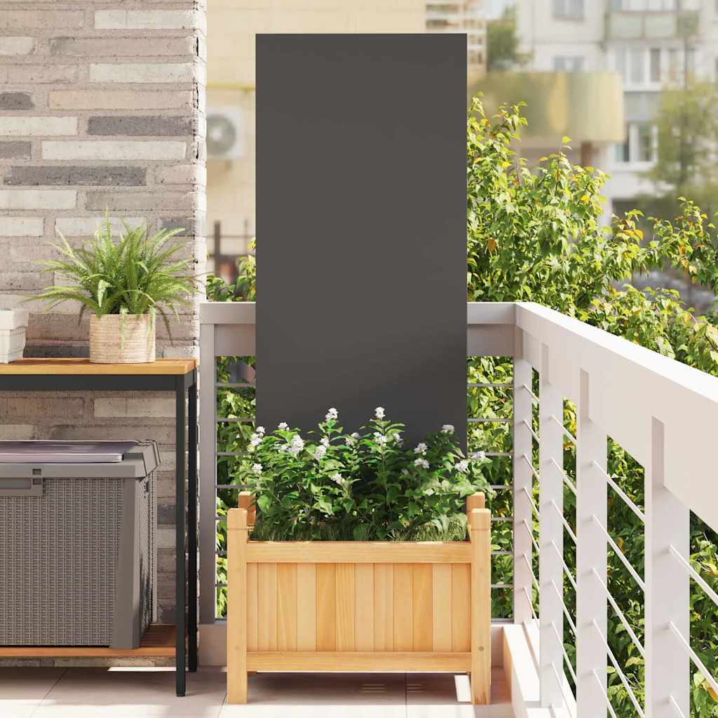 JUNG Vida Garten Sichtschutz-Leinwand Schwarz 50 x 140 cm