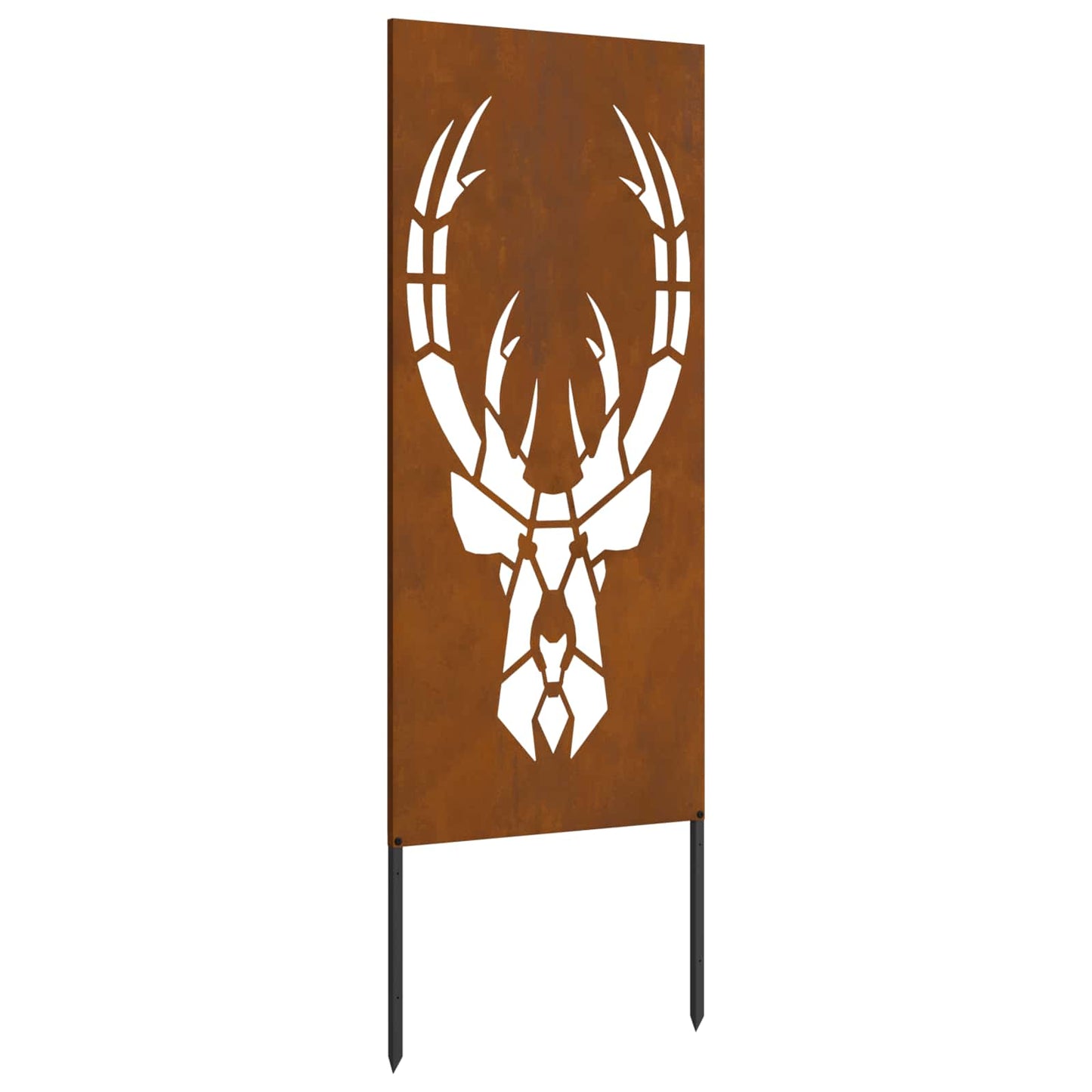 JUNG Vida Garten Sichtschutz-Leinwand Rostig 50 x 140 cm Wetterfeststahl