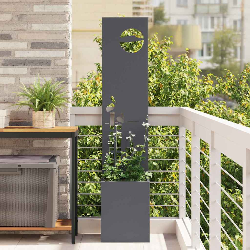 JUNG Vida Garten Sichtschutz-Leinwand Anthrazit 32 x 140 cm
