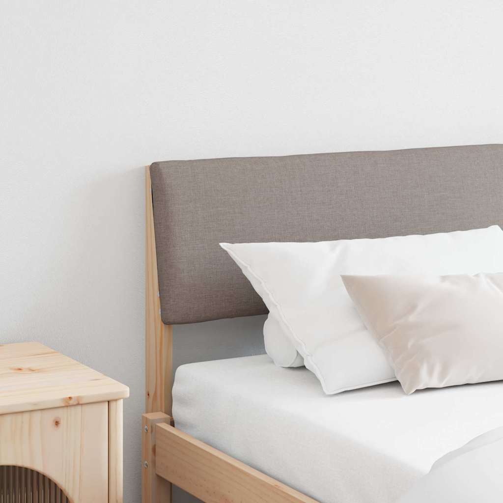 JUNG Vida Gepolstertes Kopfteil Taupe 180 cm Massives Kiefernholz
