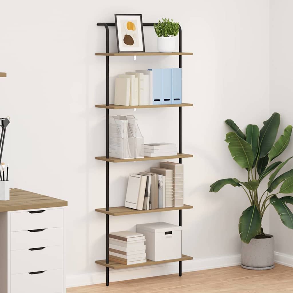 JUNG Vida Bücherregal Artisan-Eiche 60 x 24 x 168 cm Holzwerkstoff