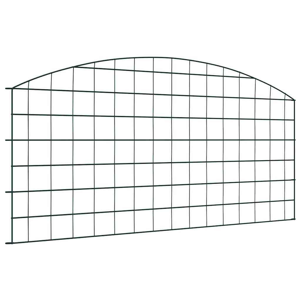 JUNG Vida Teichzaun Set 5 pcs Grün 100 x 50 cm Stahl
