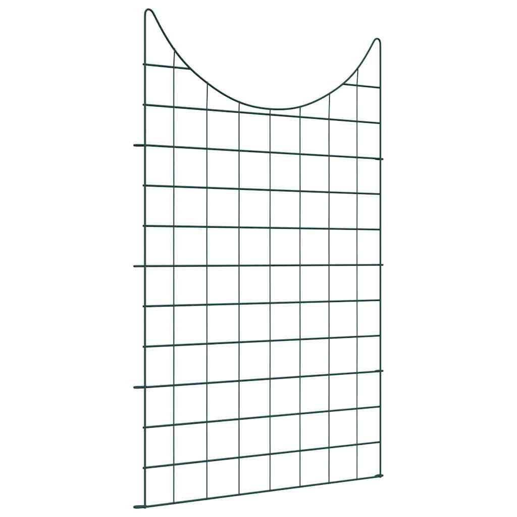JUNG Vida Teichzaun Set 8 pcs Grün 50 x 80 cm Stahl