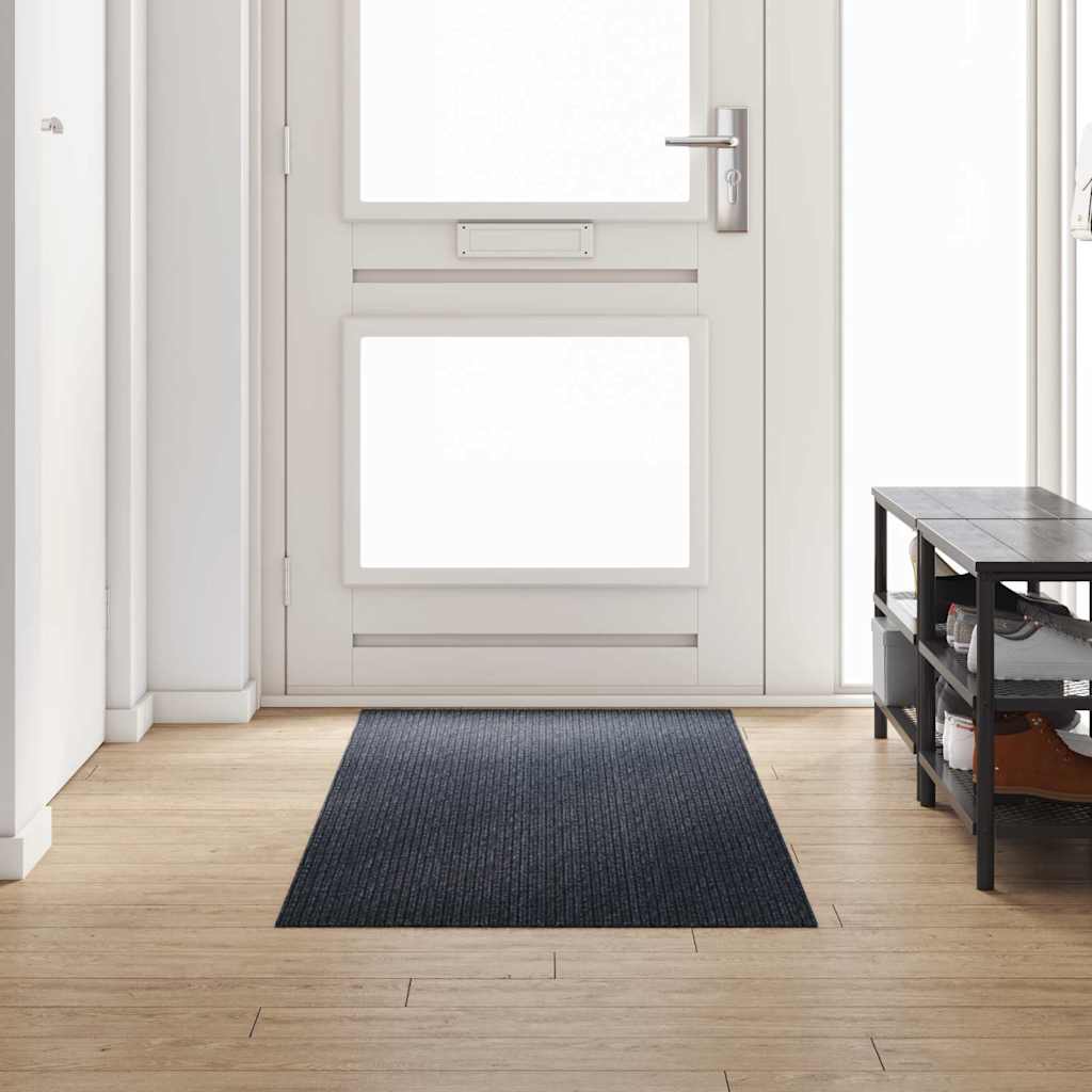 JUNG Vida Teppichläufer Anthrazit 80 x 250 cm Stoff