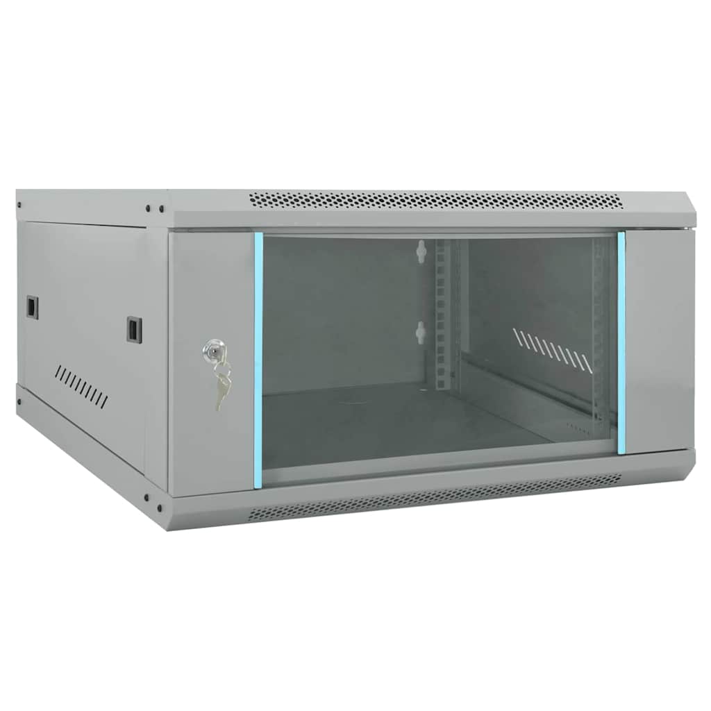 JUNG Vida Netzwerkschrank mit Speicher Grau 60 x 60 x 35 cm Stahl