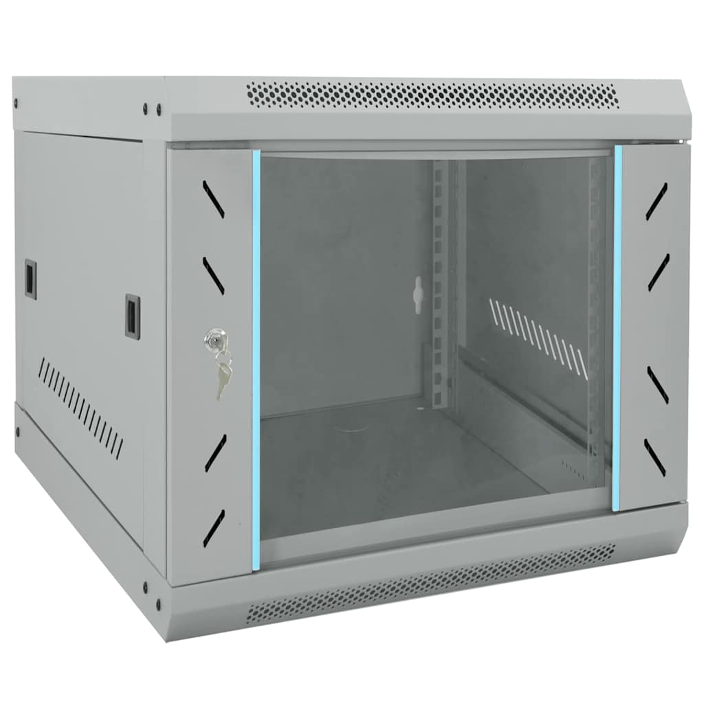 JUNG Vida Netzwerkschrank mit Speicher Grau 53 x 60 x 45 cm Stahl