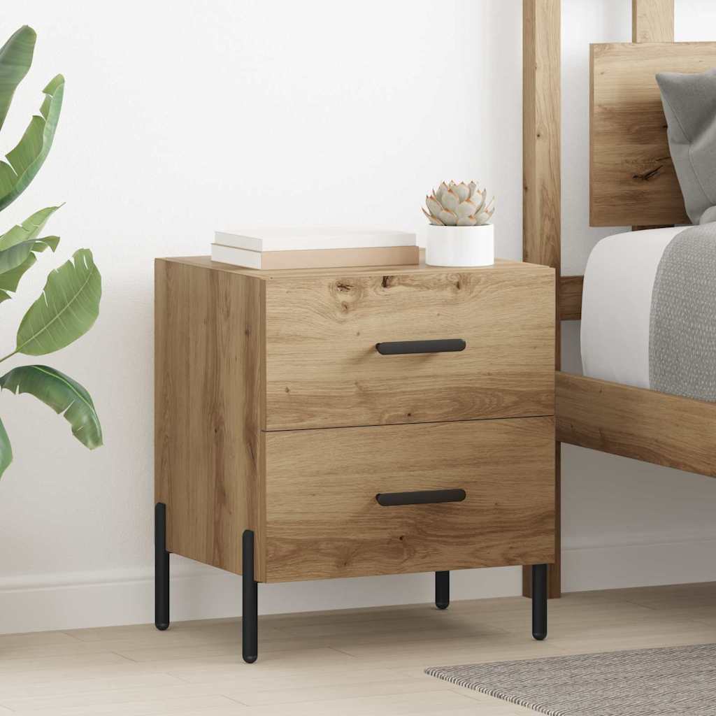 JUNG Vida Nachttisch Artisan-Eiche 40 x 35 x 47,5 cm Holzwerkstoff