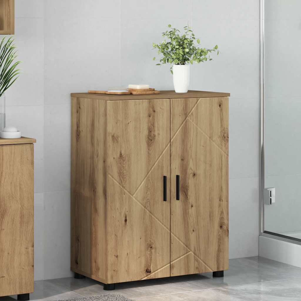 JUNG Vida Badezimmerschrank mit Speicher Artisan-Eiche 60 x 35 x 80 cm
