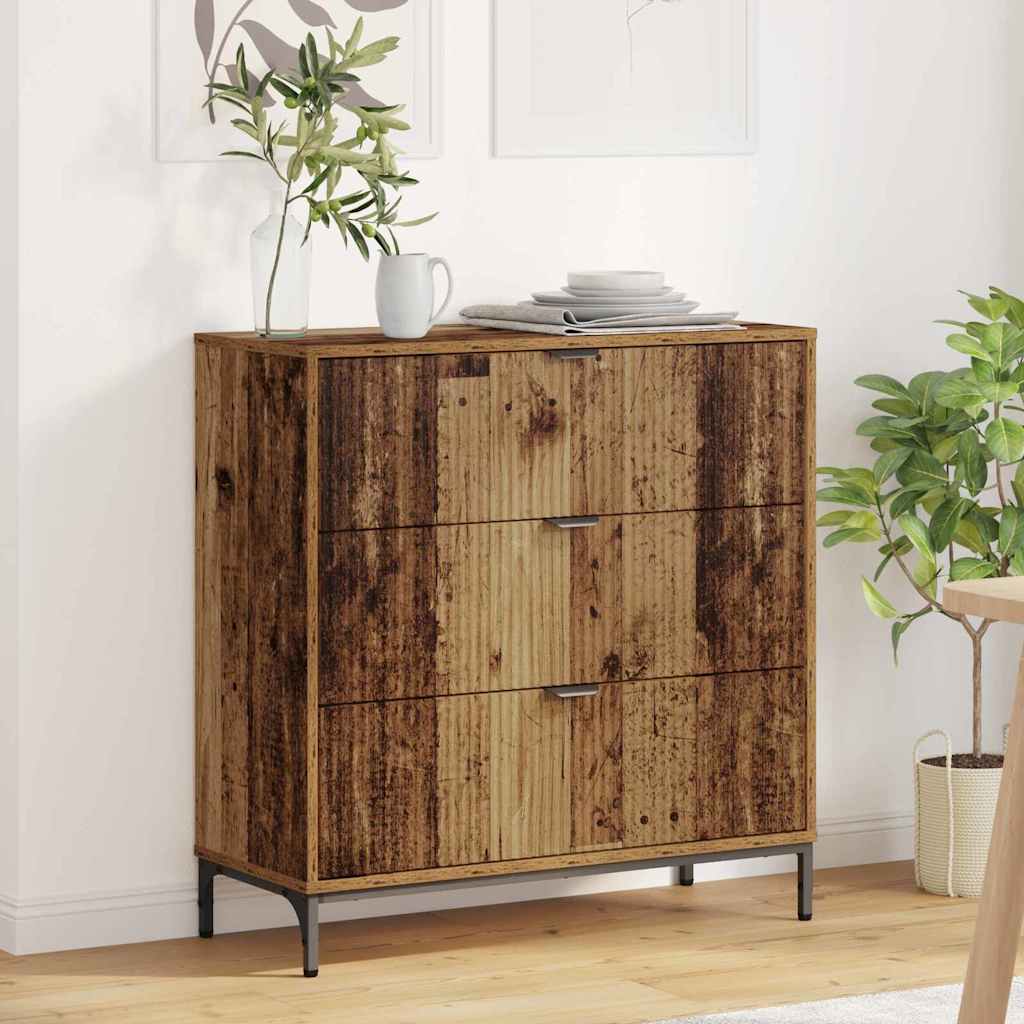 JUNG Vida Sideboard Altholz 79,5 x 33 x 82 cm Holzwerkstoff