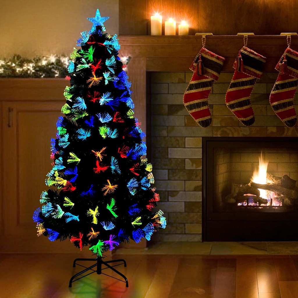 JUNG Vida Künstlicher Weihnachtsbaum mit 120 LEDs Grün 120 cm PVC