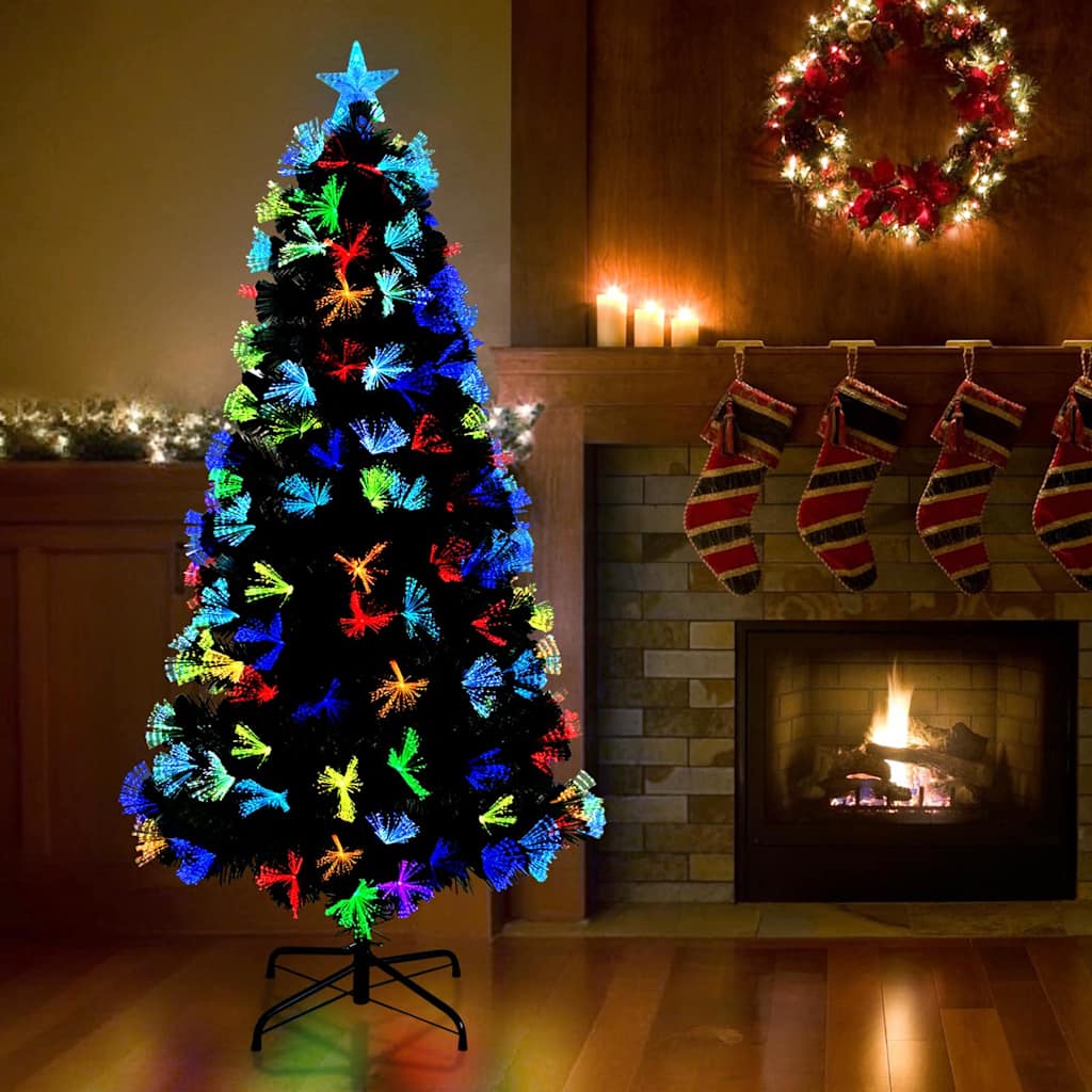 JUNG Vida Künstlicher Weihnachtsbaum mit 160 LEDs Grün 150 cm PVC