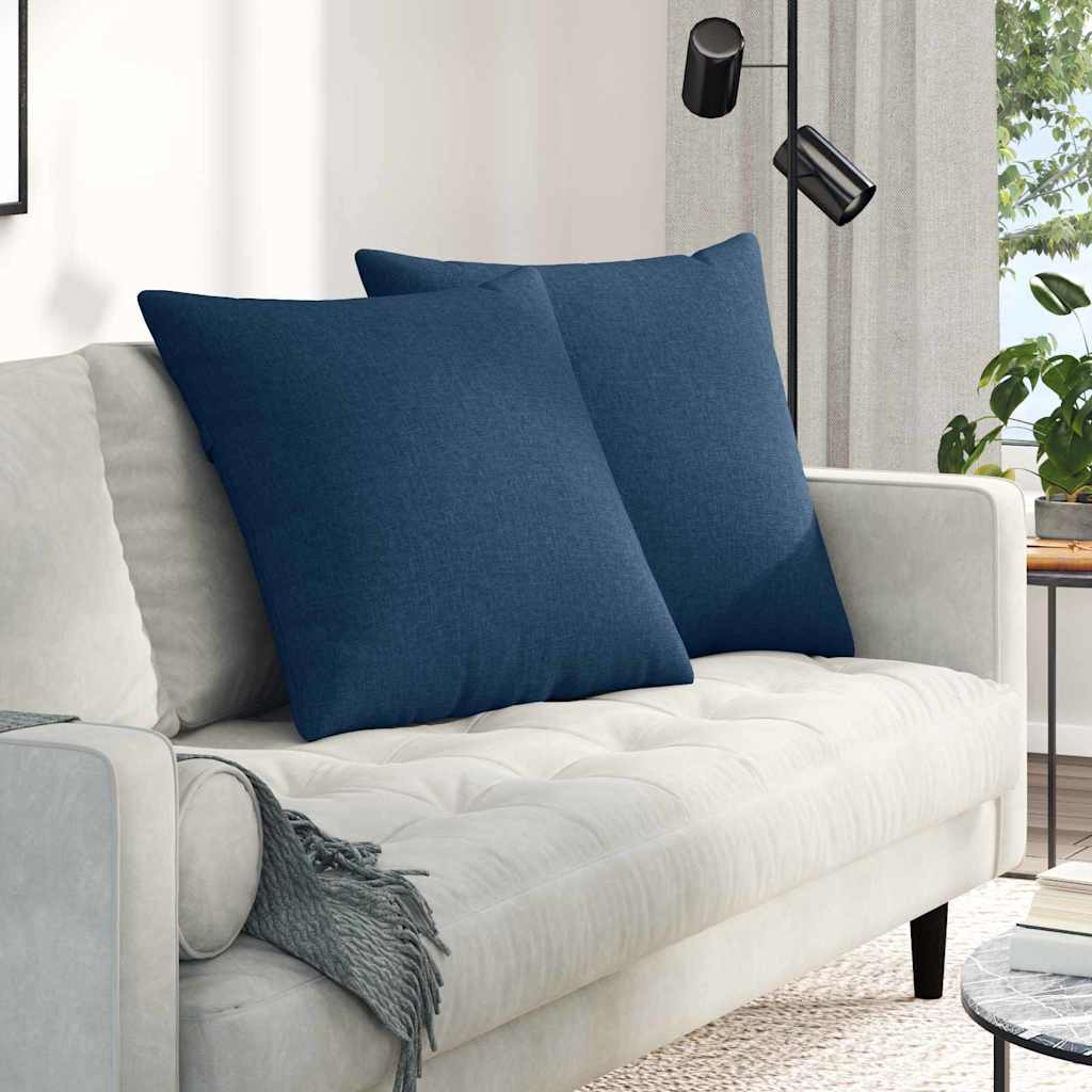 JUNG Vida Sofakissen 2 pcs Blau 60 x 60 cm Stoff